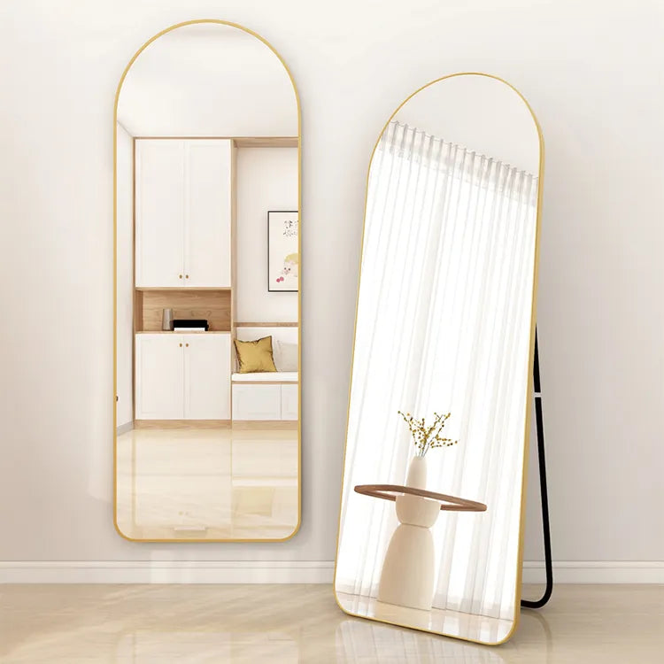 Mirror Black White Golden Glass Aluminum alloy fnls-6519