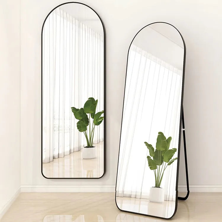 Mirror Black White Golden Glass Aluminum alloy fnls-6519