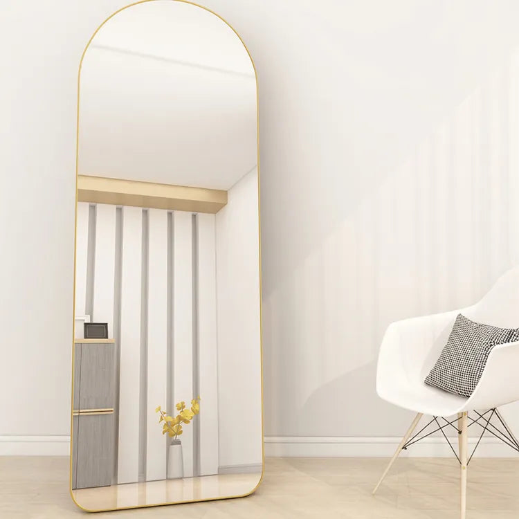 Mirror Black White Golden Glass Aluminum alloy fnls-6519