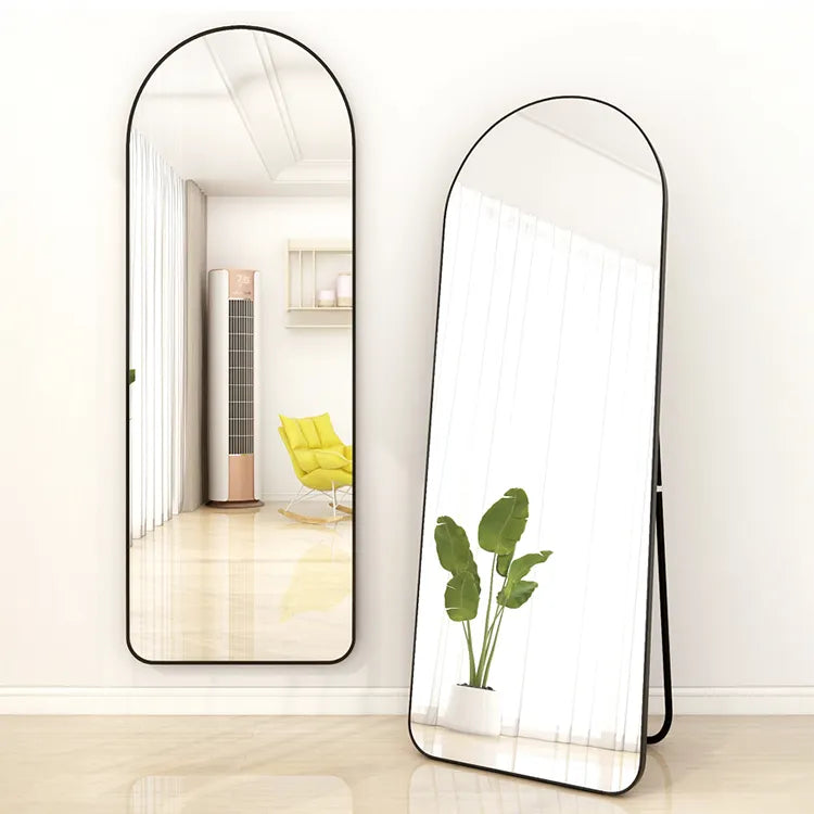 Mirror Black White Golden Glass Aluminum alloy fnls-6519