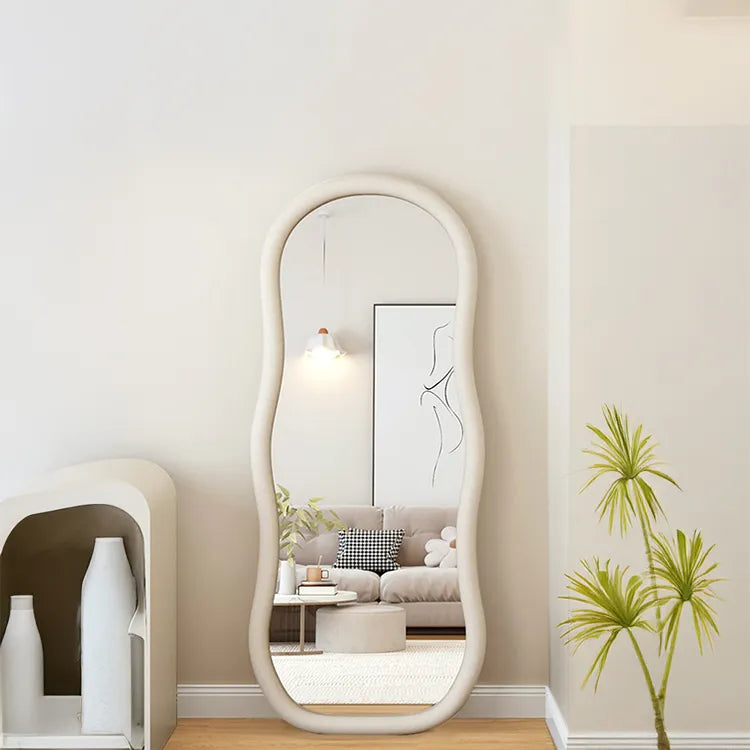 Mirror Beige Camel color Green Black Glass fnls-6521