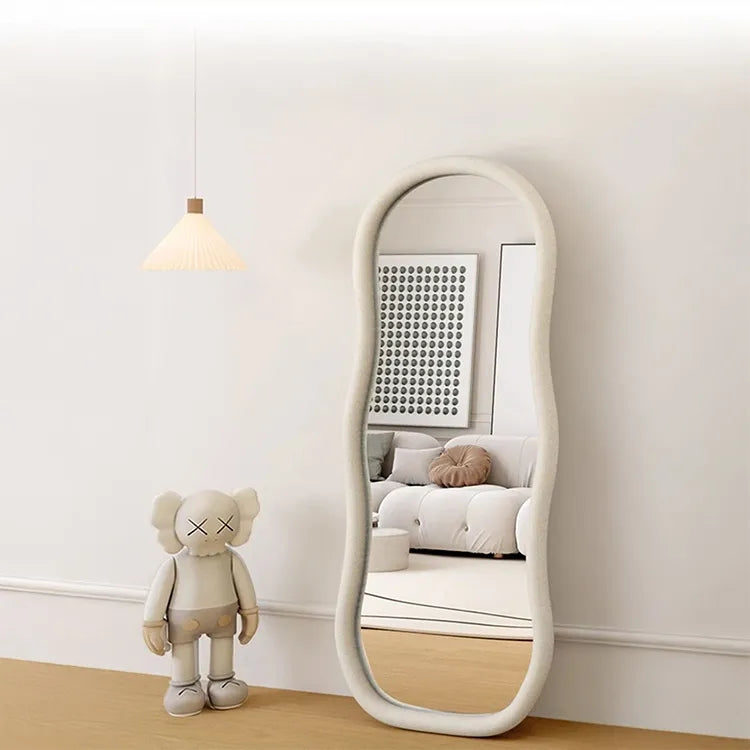 Mirror Beige Camel color Green Black Glass fnls-6521