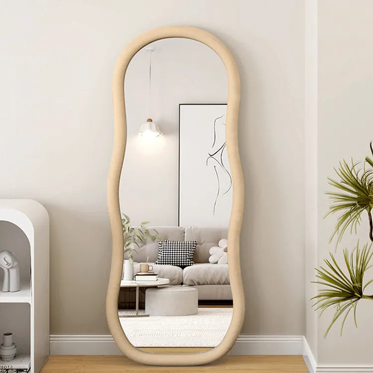 Mirror Beige Camel color Green Black Glass fnls-6521