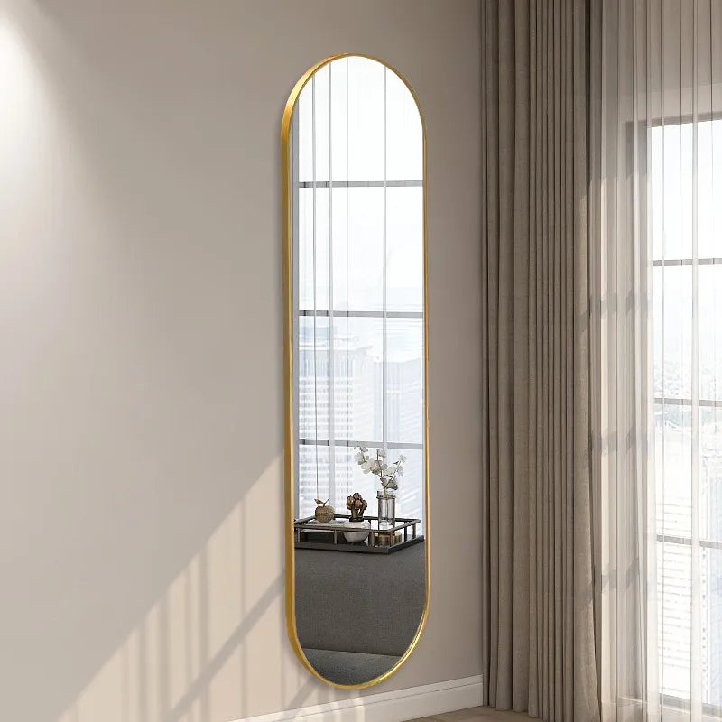Mirror Golden Black Silver Glass Aluminum alloy fnls-6522