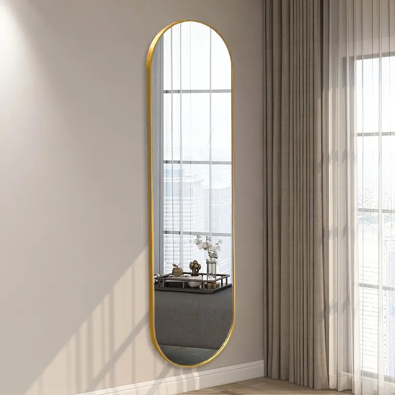 Mirror Golden Black Silver Glass Aluminum alloy fnls-6522