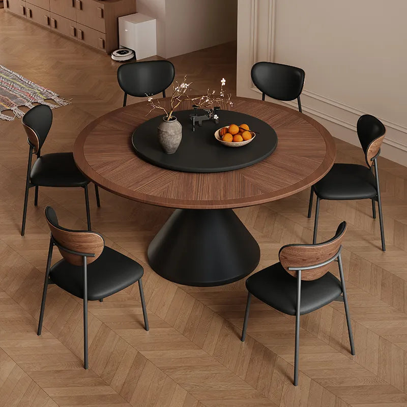 Chair Black Synthetic leather frt-6502-ch