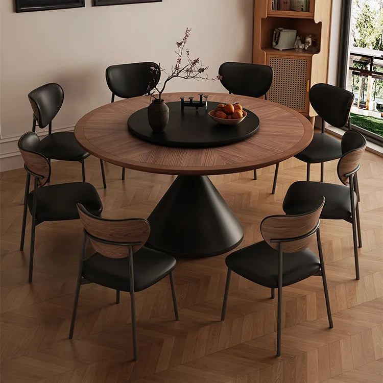 Chair Black Synthetic leather frt-6502-ch