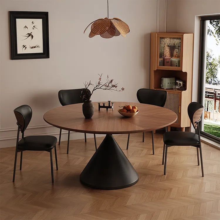 Chair Black Synthetic leather frt-6502-ch