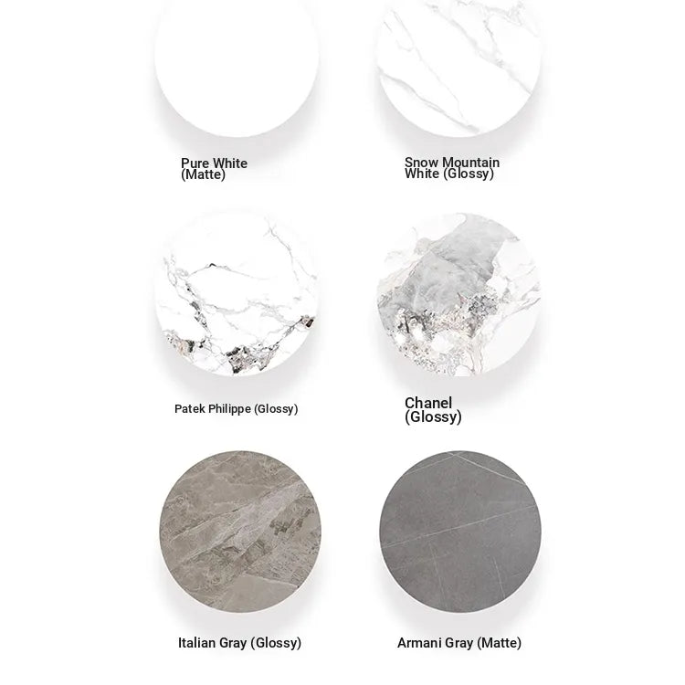Table White COLOR1 COLOR2 COLOR3 COLOR4 COLOR5 Sintered Stone frt-6505