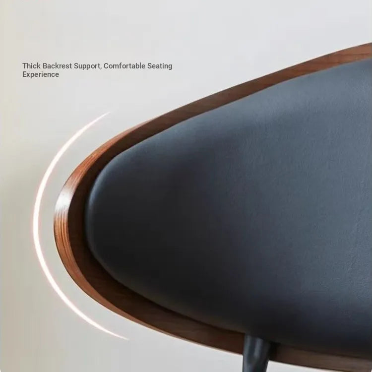 Chair Brown/Black Brown/Beige Synthetic leather Multi-layer board fsd-6368