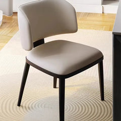 Chair Black White Synthetic leather fsd-6369