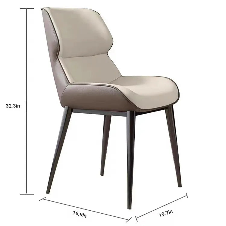Chair Beige Synthetic leather fsd-6370