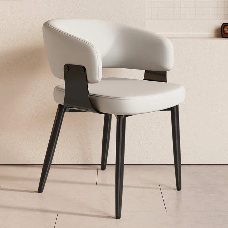 Chair Black Beige COLOR1 COLOR2 Synthetic leather fsd-6371