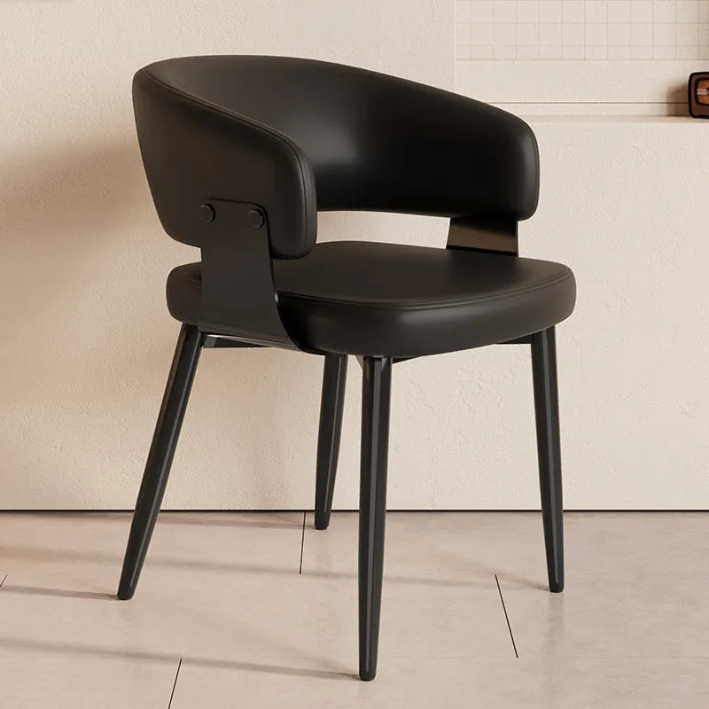 Chair Black Beige COLOR1 COLOR2 Synthetic leather fsd-6371