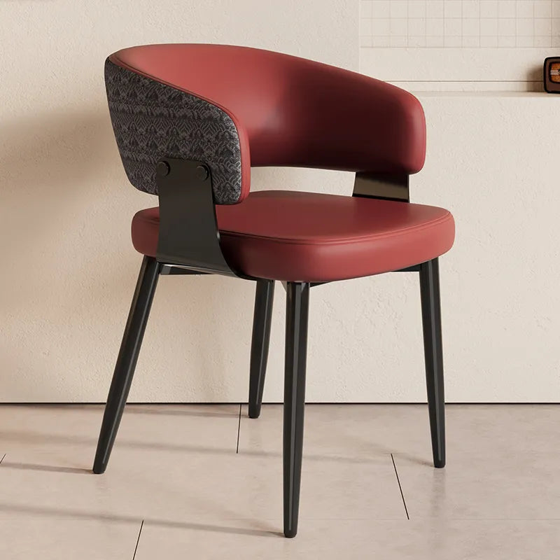 Chair Black Beige COLOR1 COLOR2 Synthetic leather fsd-6371