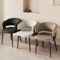 Chair Black Beige COLOR1 COLOR2 Synthetic leather fsd-6371