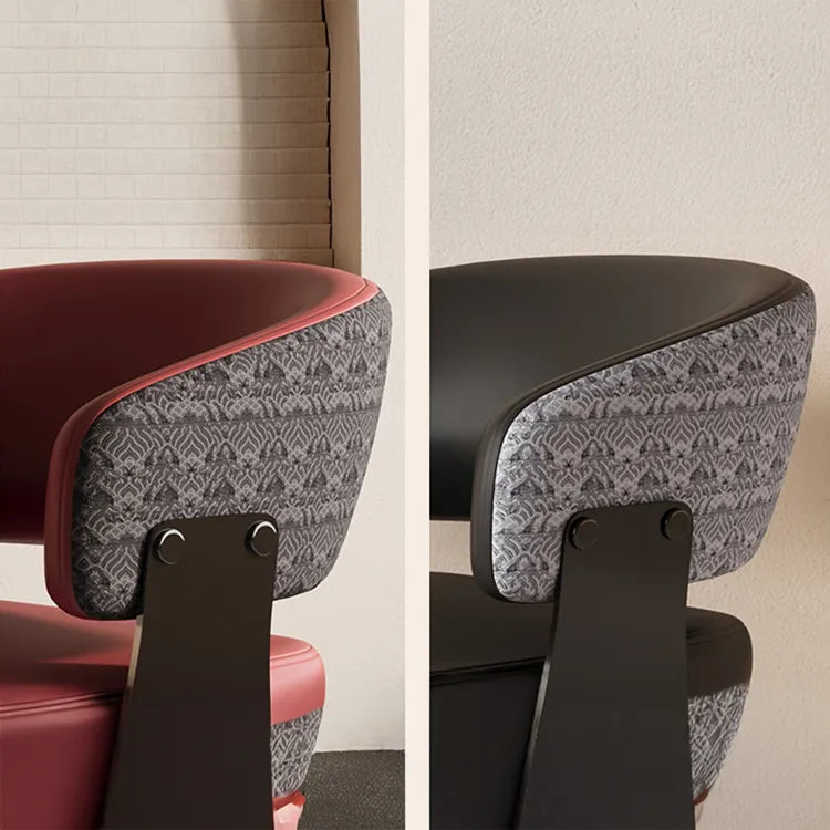 Chair Black Beige COLOR1 COLOR2 Synthetic leather fsd-6371