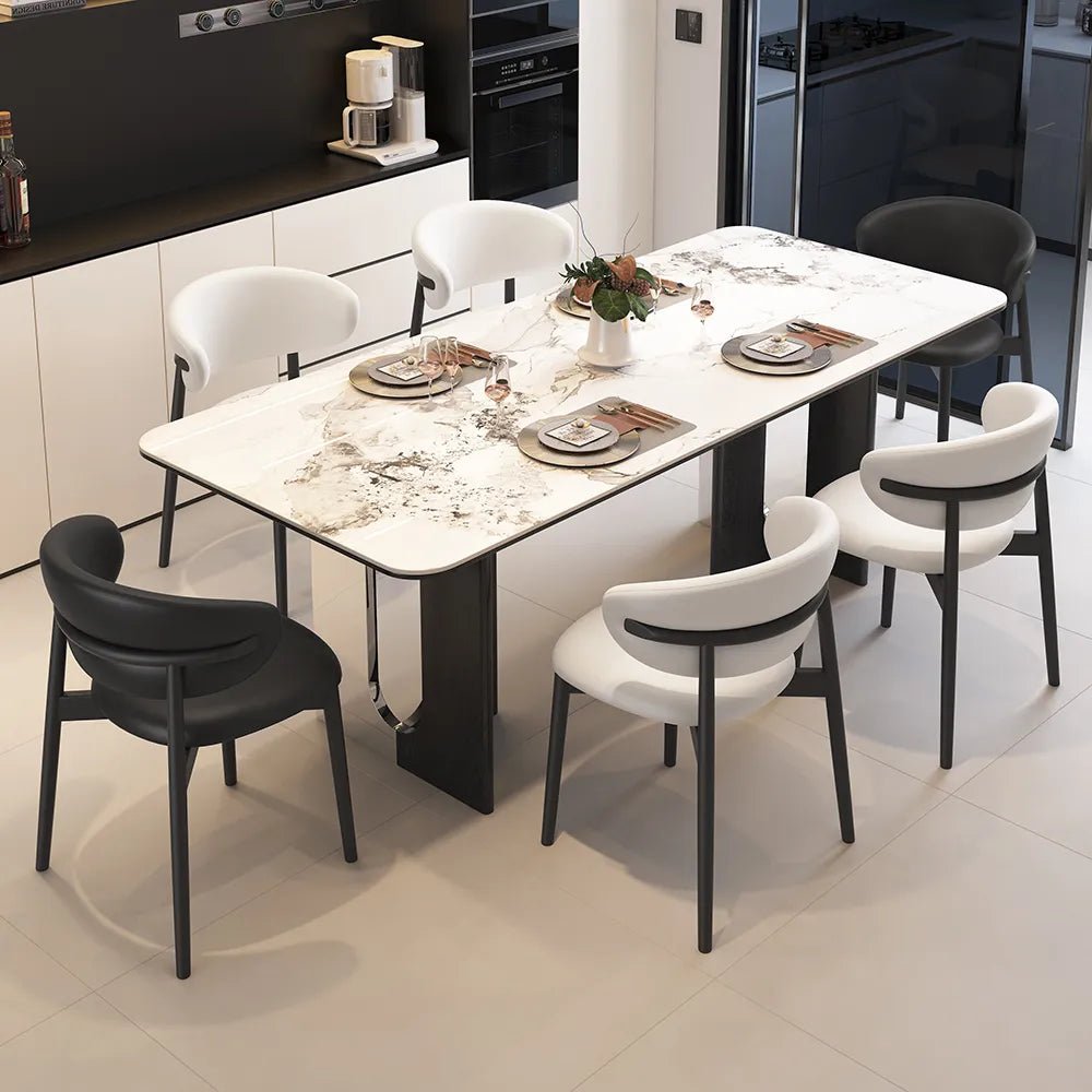 Table White Black COLOR1 COLOR2 COLOR3 COLOR4 COLOR5 COLOR6 COLOR7 Sintered Stone Solid wood fsd-6373