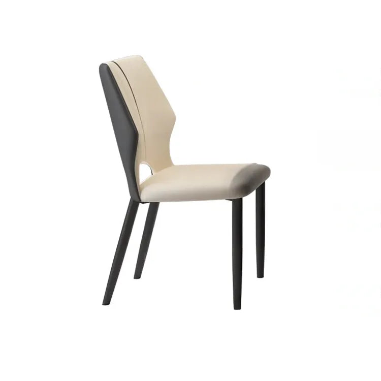 Chair Beige Synthetic leather fsd-6377-ch