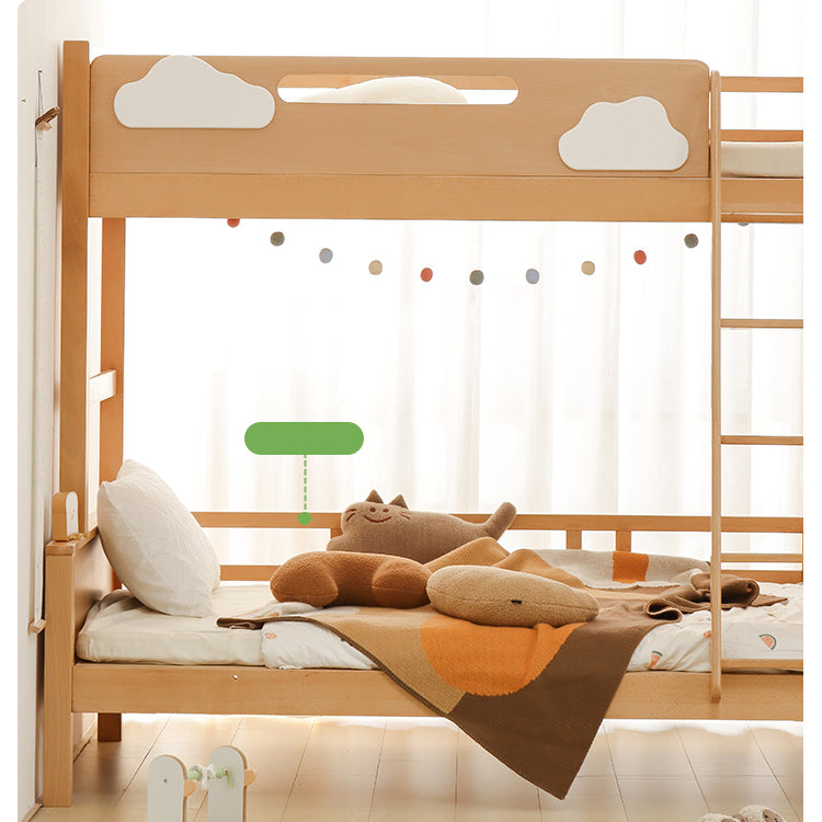 Luxurious Beech, Cedar, and Pine Wood Bed - Premium Quality and Elegant Design fslmz-1086