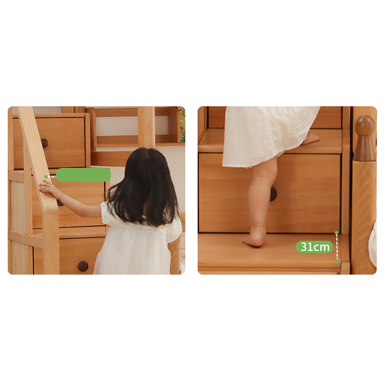 Premium Wooden Bed Frame: Beech, Cedar, Pine & Rubber Wood Options fslmz-1088