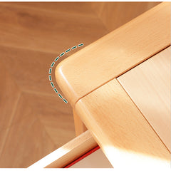 Elegant Natural Beech Wood Chair for Your Home or Office fslmz-1108