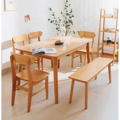 Elegant Natural Beech Wood Chair for Stylish Home Décor fslmz-1114
