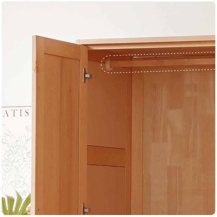 Stylish Natural Beech & Rubber Wood Cabinet for Modern Living Spaces fslmz-1117