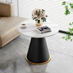 Coffee table Orange Gray Black Dark brown White Sintered Stone Synthetic leather fsmk-6346