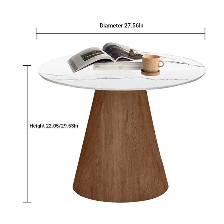 Coffee table Brown COLOR1 HDF Synthetic leather Solid wood Sintered Stone fsmk-6348