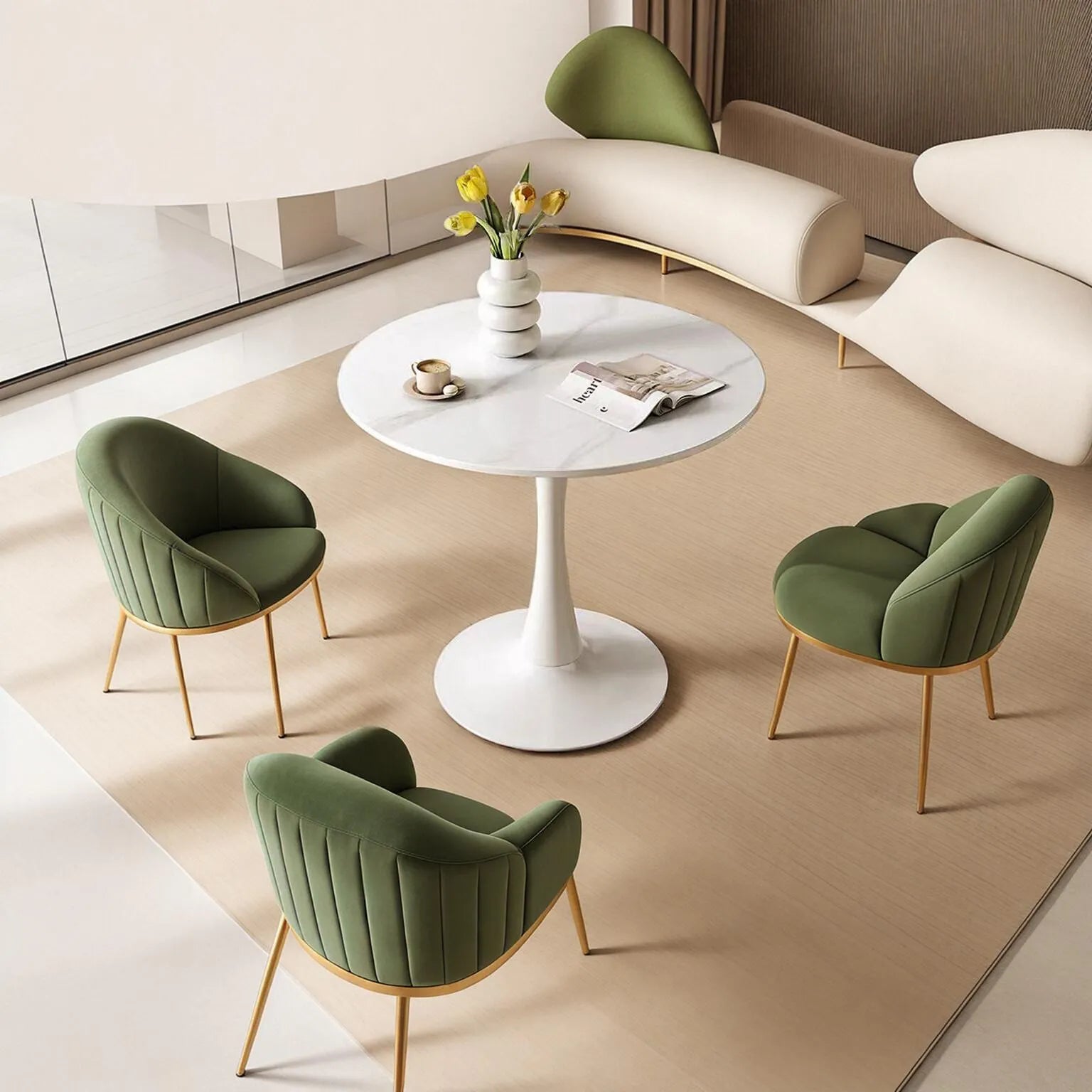 Coffee table COLOR1 COLOR2 Sintered Stone fsmk-6350