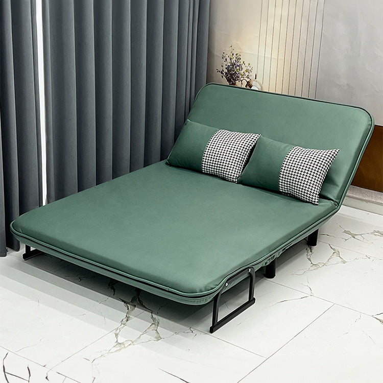 Stylish Leathaire Sofa in Blue, Orange, and Gray for Modern Living Rooms fsq-1422