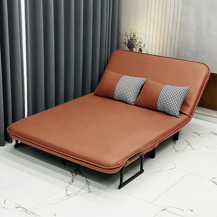 Stylish Leathaire Sofa in Blue, Orange, and Gray for Modern Living Rooms fsq-1422