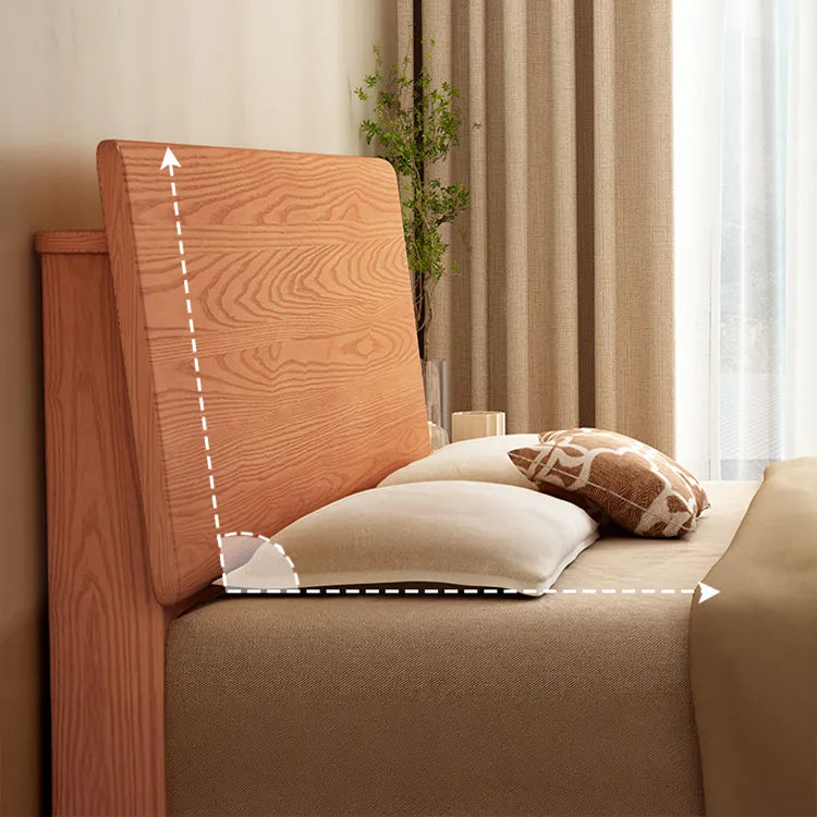 Bed Light brown Eucalyptus wood Pine fxbl-6388
