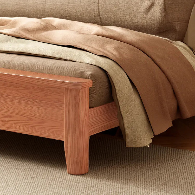 Bed Light brown Eucalyptus wood Pine fxbl-6388