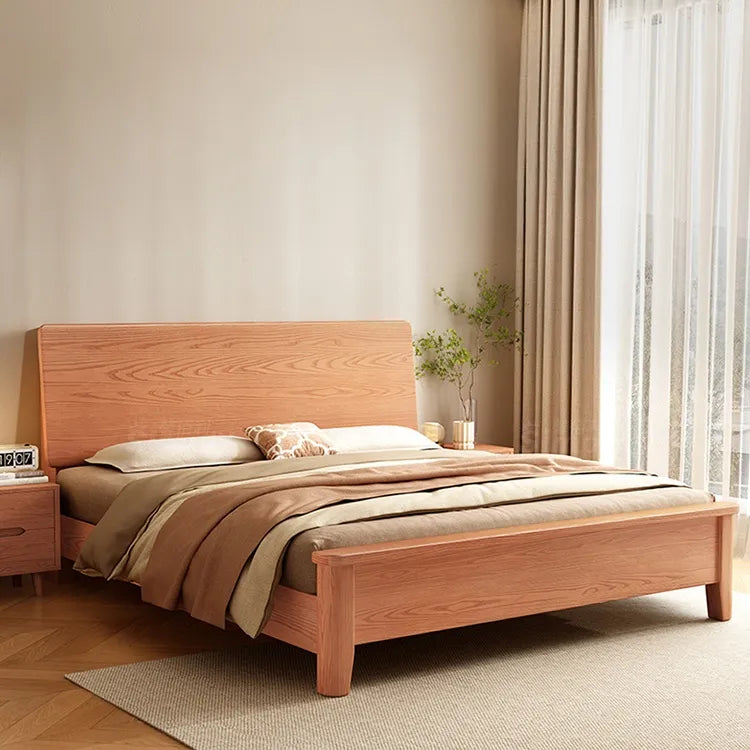 Bed Light brown Eucalyptus wood Pine fxbl-6388