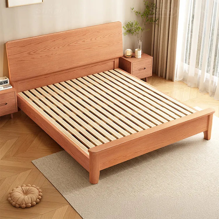 Bed Light brown Eucalyptus wood Pine fxbl-6388