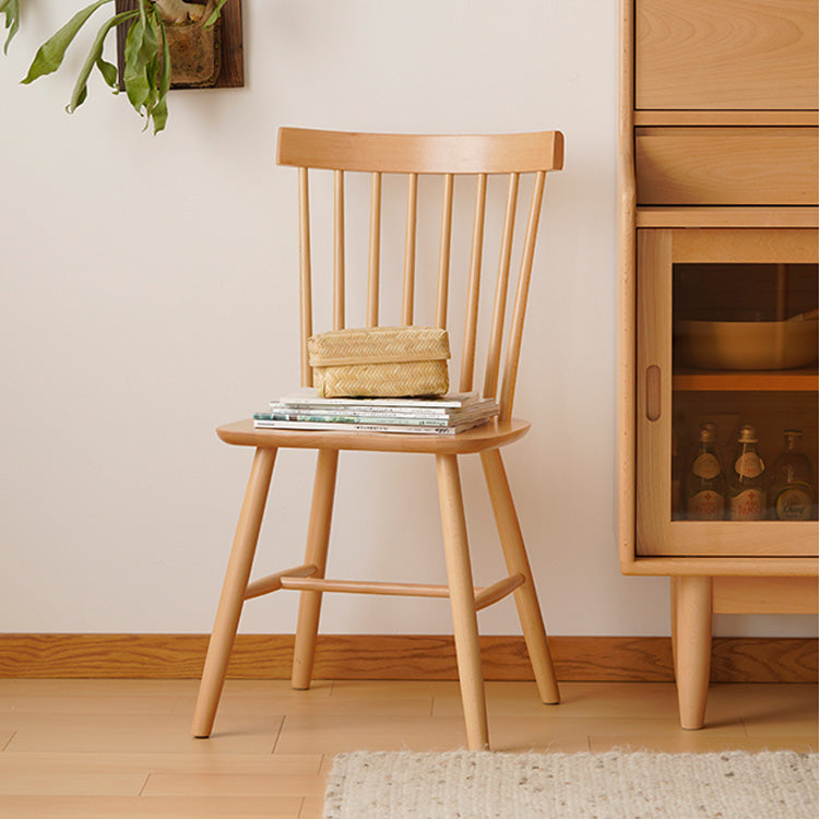 Elegant Chair in Natural Beech Wood Finish fxgmz-594