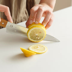 Elegant White Natural Wood Dining Table with Durable Sintered Stone Top & Sturdy Beech Wood Multi-Layer Board fxgmz-598