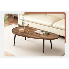 Modern Elegant Tea Table in Brown, Black, White, and Natural Finishes - Perfect for Any Decor! fxjc-912