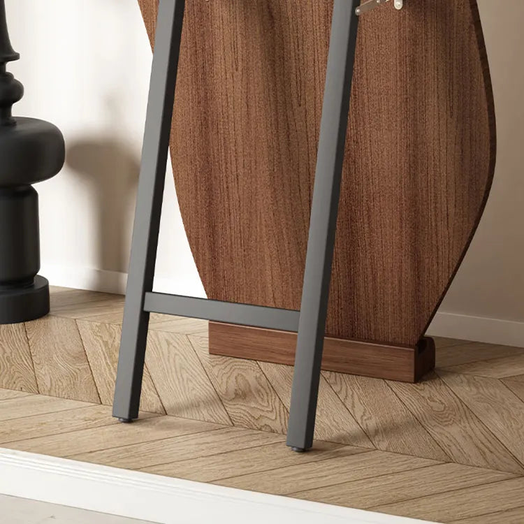 Mirror Black Brown Natural Solid wood Glass fydzj-6525