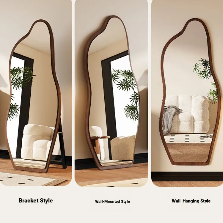 Mirror Brown Black Natural Eco-friendly Board Glass fydzj-6531
