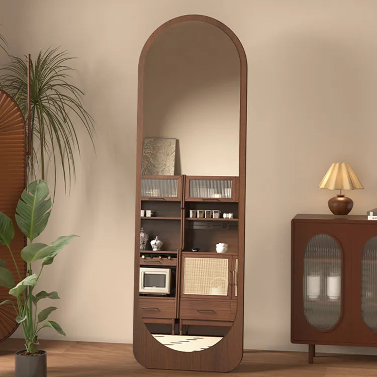Mirror Brown Black Natural Eco-friendly Board Glass fydzj-6533
