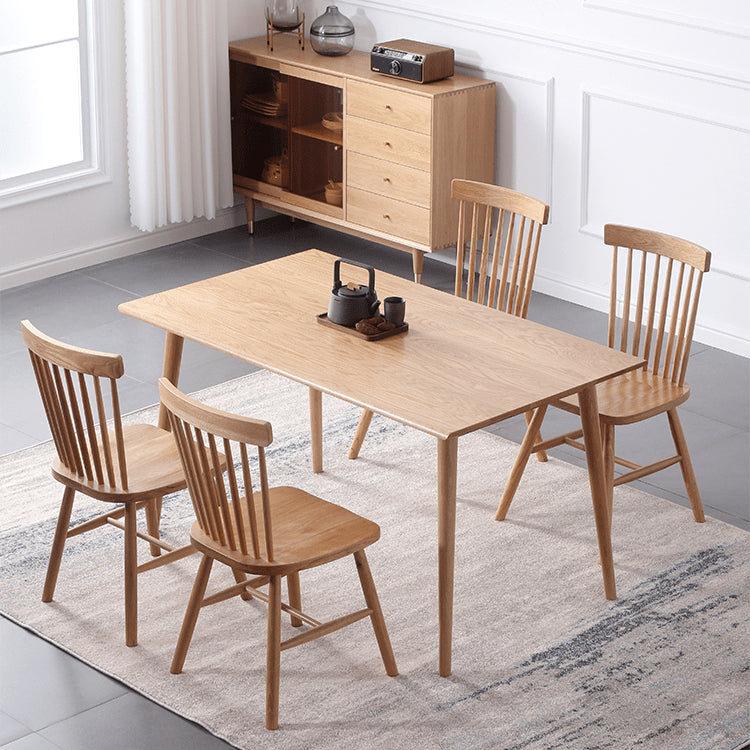 Premium Natural Red Oak & Cherry Wood Chair fyg-657