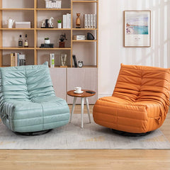 Modern Techno Fabric Sofa in Vibrant Violet, Green, Orange, Mint, Gray, and Red - Durable Particle Board and Metal Frame with Soft Silicon Fill fykl-423