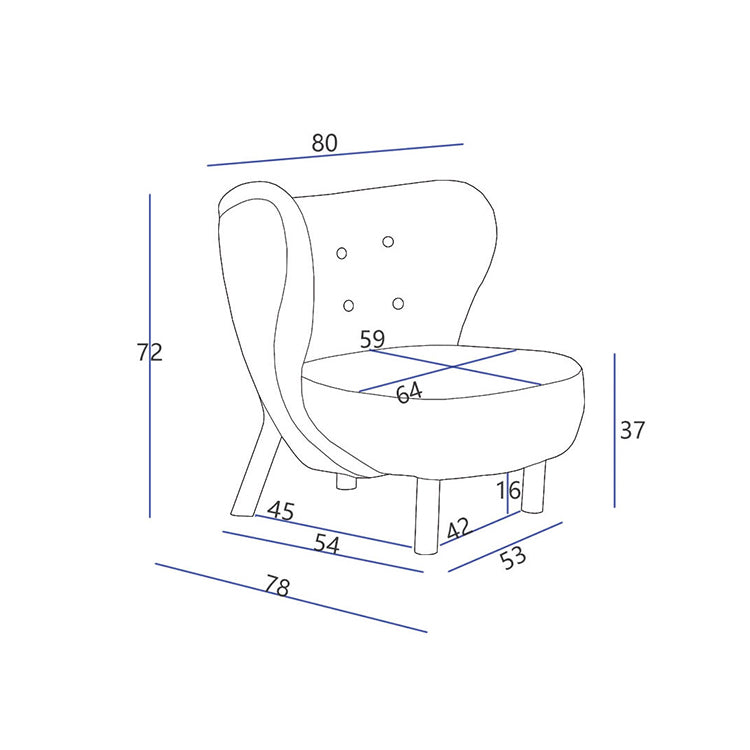 Elegant White Natural Wood Chair with Comfortable Foam and Polyester Cushioning fyx-823