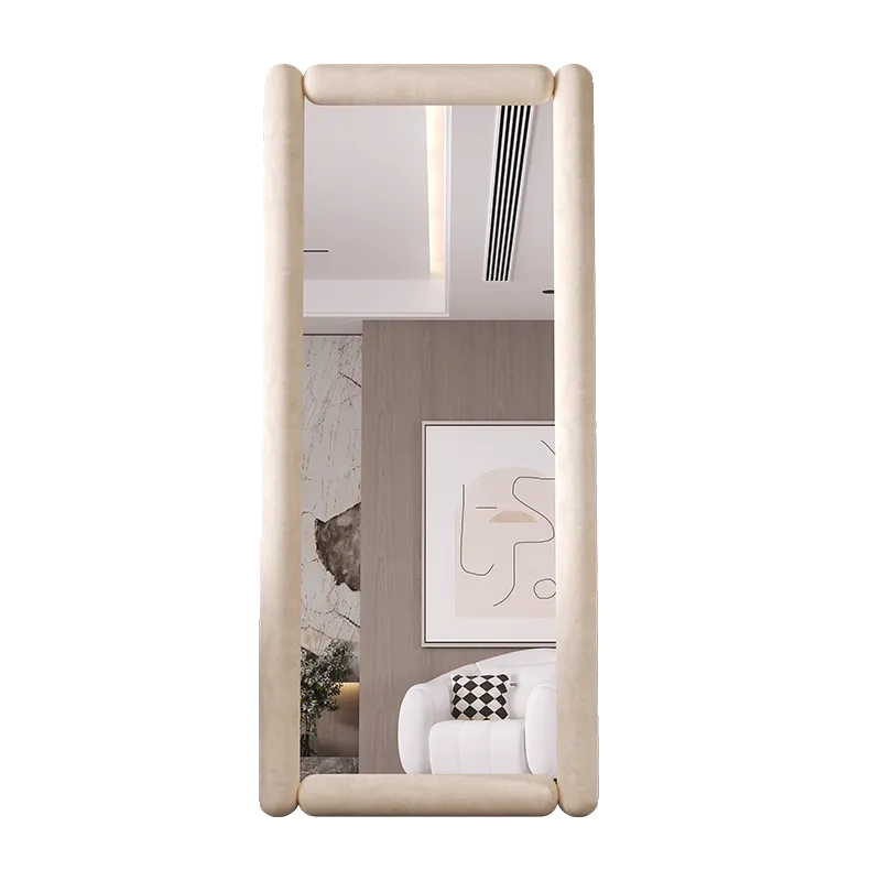Mirror Beige Camel color Black Glass fyzn-6545