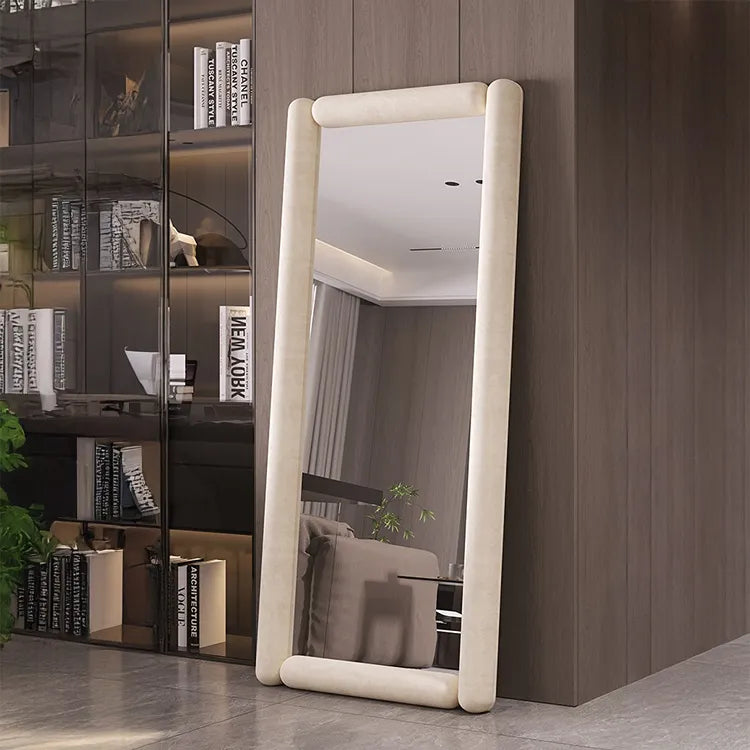 Mirror Beige Camel color Black Glass fyzn-6545