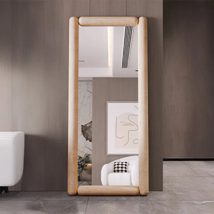 Mirror Beige Camel color Black Glass fyzn-6545
