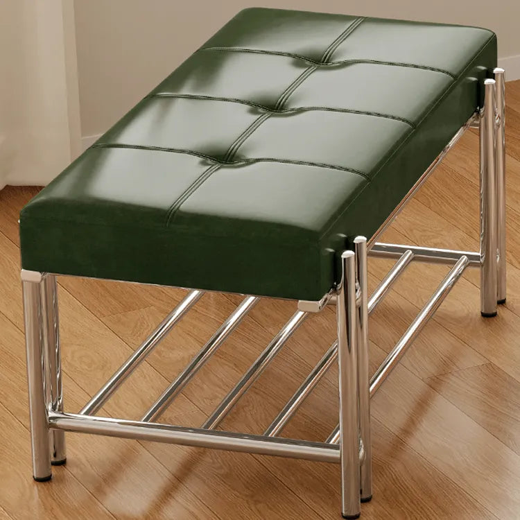 Stool Black Brown Green Dark green Cowhide Leather fyzn-6548
